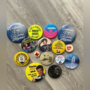 Vintage Button Pins
